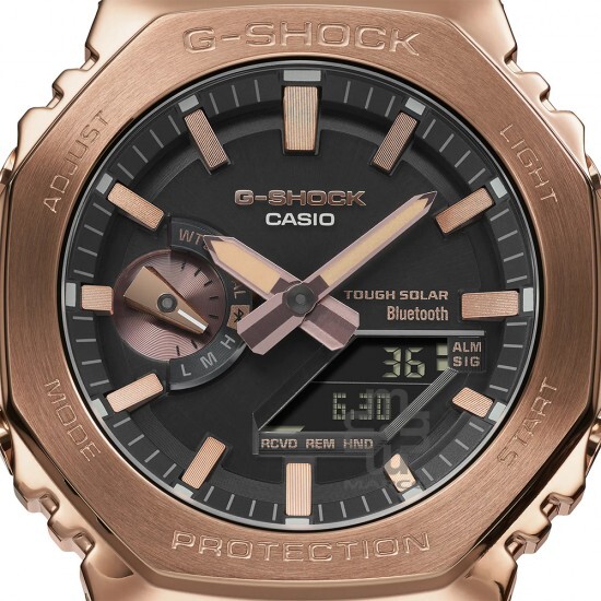 Casio G-Shock Full Metal Series GM-B2100GD-5A Rose Gold Stainless Steel Band Men Watch