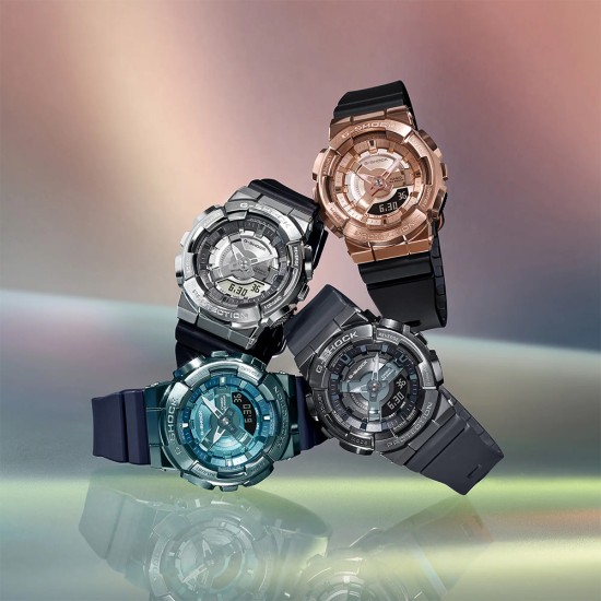 Casio G-Shock Women GM-S110-1A Black Resin Band Sports Watch Casio G-Shock Women GM-S110-1A Black Resin Band Sports Watch