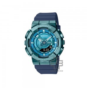 Casio G-Shock Women GM-S110LB-2A Navy Blue Resin Band Sports Watch