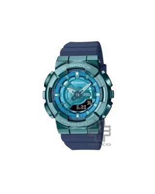 Casio G-Shock Women GM-S110LB-2A Navy Blue Resin Band Sports Watch