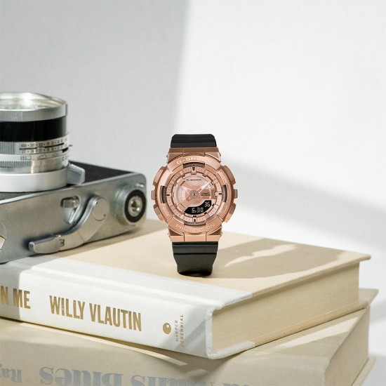 Casio G-Shock Women GM-S110PG-1A Black Resin Band Sports Watch Casio G-Shock Women GM-S110PG-1A Black Resin Band Sports Watch