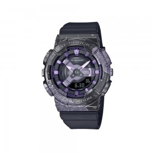 [Limited Edition] Casio G-Shock Women Stone Series GM-S114GEM-1A2 Black Resin Band Sport Watch