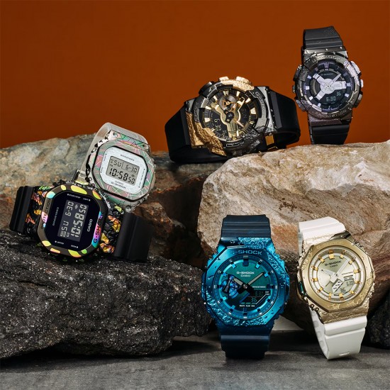 [Limited Edition] Casio G-Shock Women Stone Series GM-S114GEM-1A2 Black Resin Band Sport Watch