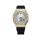 Casio G-Shock Women Metal Covered Bell Courbe Series GM-S2100BC-1A Black Resin Band Sports Watch