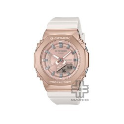 Casio G-Shock Women GM-S2100CW-7A White Bio-Based Resin Band Sports Watch