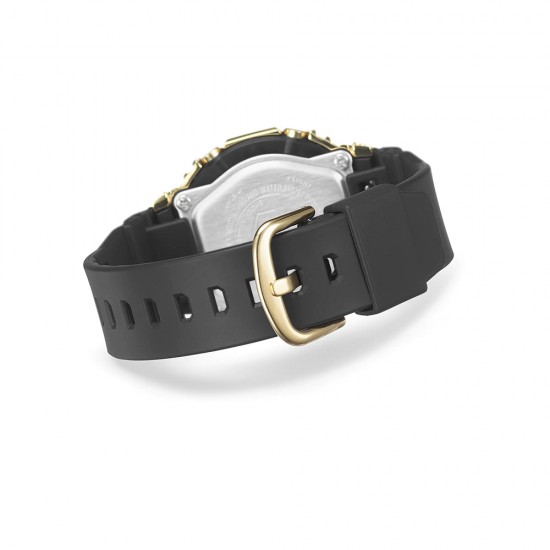 Casio G-Shock Women Black x Gold Series GM-S2100GB-1A Black Resin Band Sports Watch