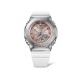 Casio G-Shock Women Seasonal Collection 2023 Metal Covered GM-S2100WS-7A White Resin Band Sports Watch