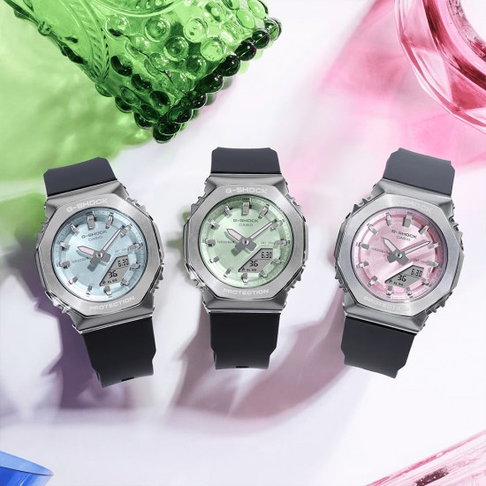 Casio G-Shock Women GM-S2110-3A Black Bio-Based Resin Band Sports Watch Casio G-Shock Women GM-S2110-3A Black Bio-Based Resin Band Sports Watch