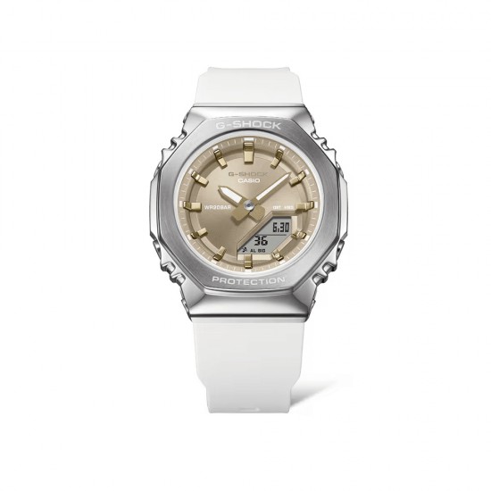 Casio G-Shock Women GM-S2110-7A9 White Bio-Based Resin Band Sports Watch Casio G-Shock Women GM-S2110-7A9 White Bio-Based Resin Band Sports Watch