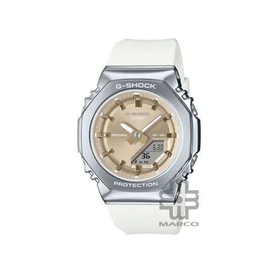 Casio G-Shock Women GM-S2110-7A9 White Bio-Based Resin Band Sports Watch Casio G-Shock Women GM-S2110-7A9 White Bio-Based Resin Band Sports Watch