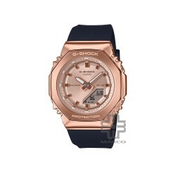 Casio G-Shock Women GM-S2110PG-1A4 Black Resin Band Women Sport Watch