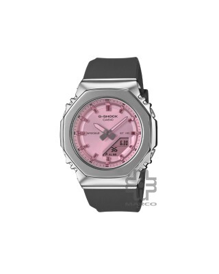 Casio G-Shock Women GM-S2110SR-1A Black Bio-based Resin Band Women Sport Watch
