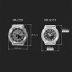 Casio G-Shock Women GM-S2110SR-7A White Bio-based Resin Band Women Sport Watch