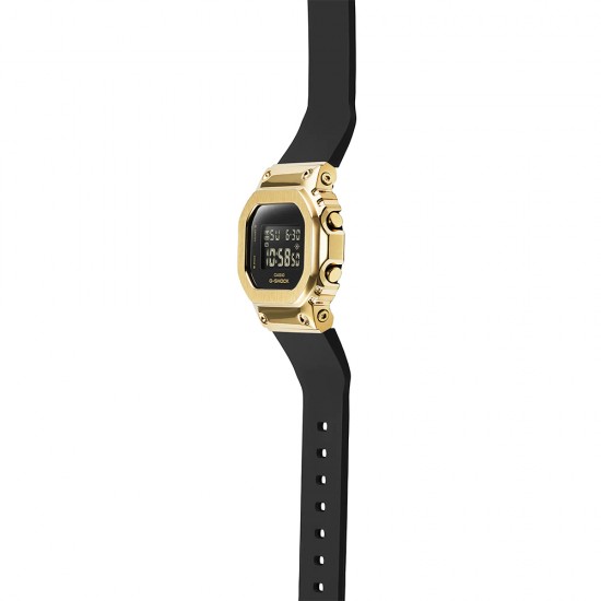 Casio G-Shock Women Black x Gold Series GM-S5600GB-1 Black Resin Band Sports Watch Casio G-Shock Women Black x Gold Series GM-S5600GB-1 Black Resin Band Sports Watch
