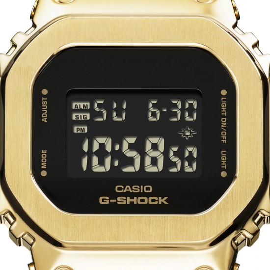 Casio G-Shock Women Black x Gold Series GM-S5600GB-1 Black Resin Band Sports Watch Casio G-Shock Women Black x Gold Series GM-S5600GB-1 Black Resin Band Sports Watch