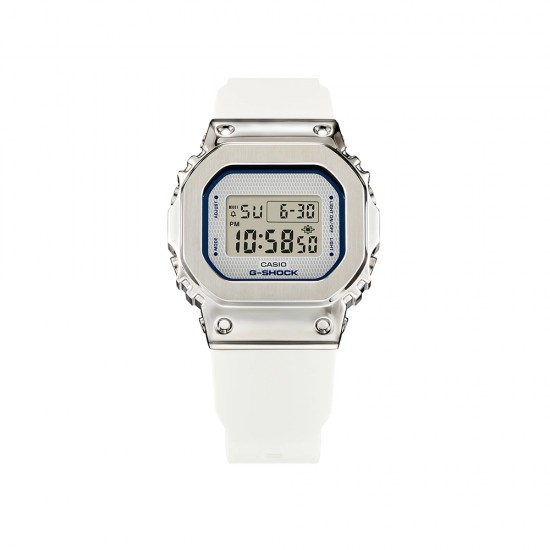 Casio G-Shock Women GM-S5600LC-7 White Resin Band Sports Watch