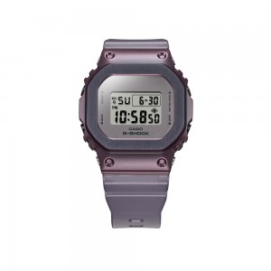 Casio G-Shock GM-S5600MF-6 Purple Resin Band Women Sports Watch