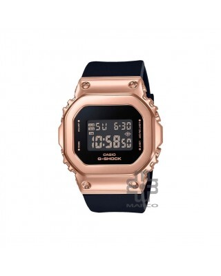 Casio G-Shock Women GM-S5600PG-1 Black Resin Band Sports Watch