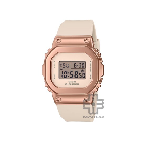Casio G-Shock Women Metal Covered GM-S5600UPG-4 White Bio-Based Resin Band Sports Watch Casio G-Shock Women Metal Covered GM-S5600UPG-4 White Bio-Based Resin Band Sports Watch