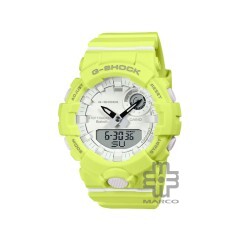Casio G-Shock Women G-Squad GMA-B800-9A Yellow Resin Band Sports Watch