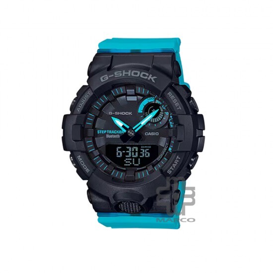 Casio G-Shock Women G-Squad GMA-B800SC-1A2 Blue Resin Band Sports Watch