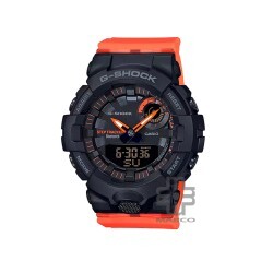 Casio G-Shock Women G-Squad GMA-B800SC-1A4 Orange Resin Band Sports Watch