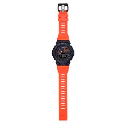 Casio G-Shock Women G-Squad GMA-B800SC-1A4 Orange Resin Band Sports Watch