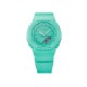 Casio G-Shock Women Tone-On-Tone Series GMA-P2100-2A Turquoise Blue Bio-Based Resin Band Sports Watch