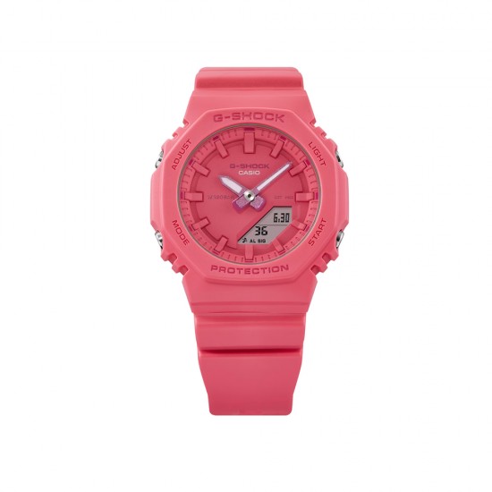 Casio G-Shock Women Tone-On-Tone Series GMA-P2100-4A Red Bio-Based Resin Band Sports Watch