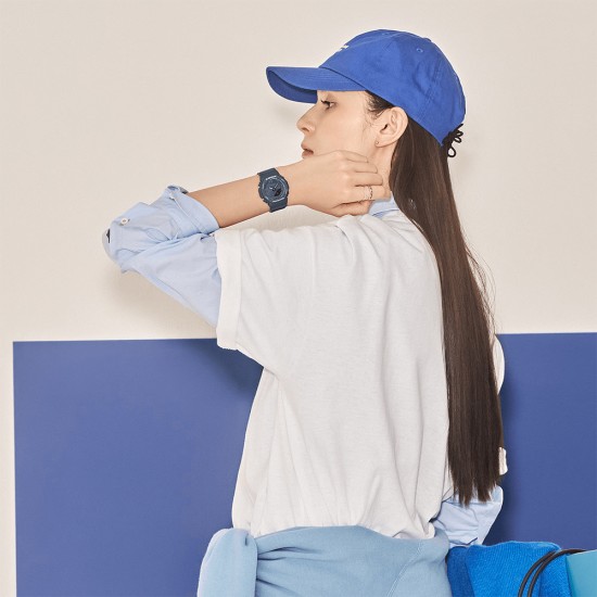 Casio G-Shock Women GMA-P2100BA-2A Blue Bio-based Resin Band Women Sport Watch