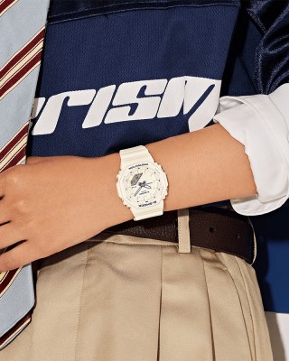 Casio G-Shock Women GMA-P2100BA-7A White Bio-based Resin Band Women Sport Watch