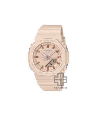 Casio G-Shock Women GMA-P2100M-4A Beige Pink Bio-based Resin Band Women Sport Watch