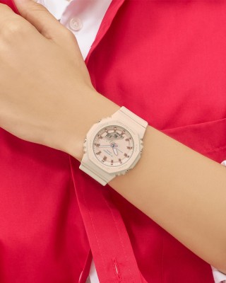 Casio G-Shock Women GMA-P2100M-4A Beige Pink Bio-based Resin Band Women Sport Watch