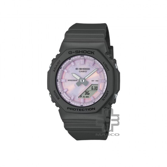 Casio G-Shock Women GMA-P2100PC-1A Black Bio-based Resin Band Women Sport Watch