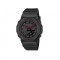 Casio G-Shock Women Seasonal Sporty Accent Color Series GMA-P2100SA-1A1 Black Bio-based Resin Band Women Sport Watch