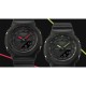 Casio G-Shock Women Seasonal Sporty Accent Color Series GMA-P2100SA-1A2 Black Bio-based Resin Band Women Sport Watch