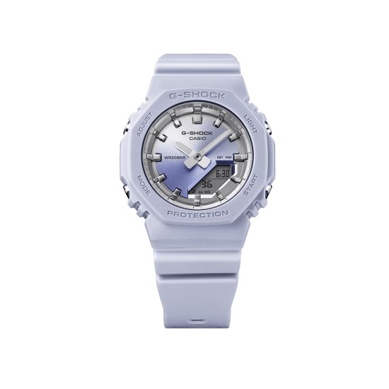 Casio G-Shock Women Sunset Glow Series GMA-P2100SG-2A Blue Bio-Based Resin Band Sports Watch