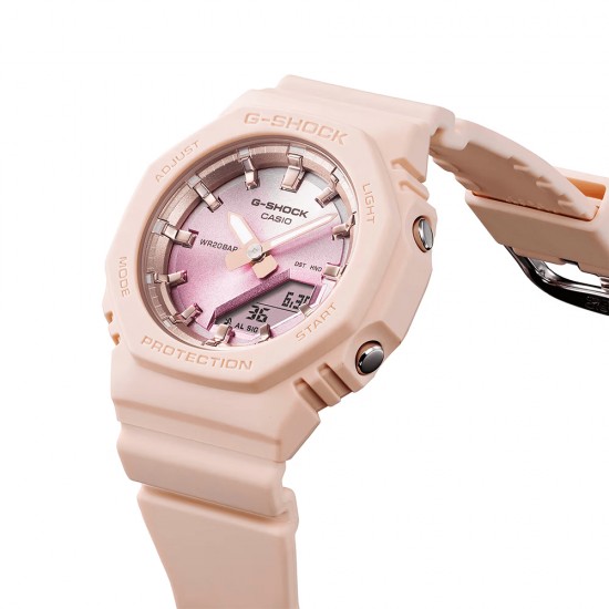 Casio G-Shock Women Sunset Glow Series GMA-P2100SG-4A Pink Bio-Based Resin Band Sports Watch