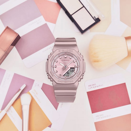 Casio G-Shock Women GMA-P2100ST-4A Pink Bio-Based Resin Band Sports Watch Casio G-Shock Women GMA-P2100ST-4A Pink Bio-Based Resin Band Sports Watch
