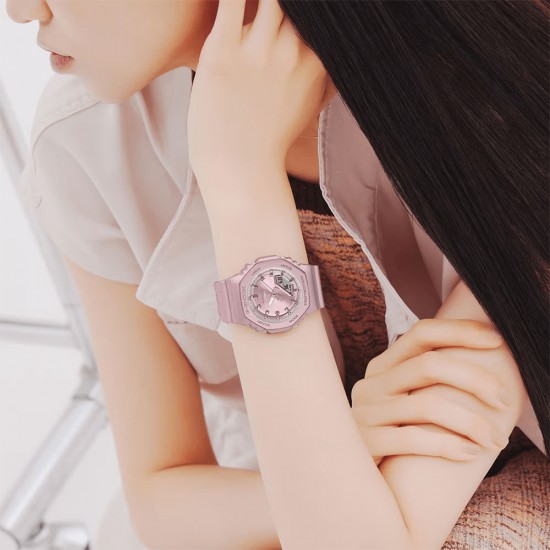 Casio G-Shock Women GMA-P2100ST-4A Pink Bio-Based Resin Band Sports Watch Casio G-Shock Women GMA-P2100ST-4A Pink Bio-Based Resin Band Sports Watch