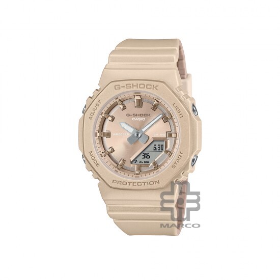 Casio G-Shock Women GMA-P2100ST-9A Beige Bio-Based Resin Band Sports Watch Casio G-Shock Women GMA-P2100ST-9A Beige Bio-Based Resin Band Sports Watch
