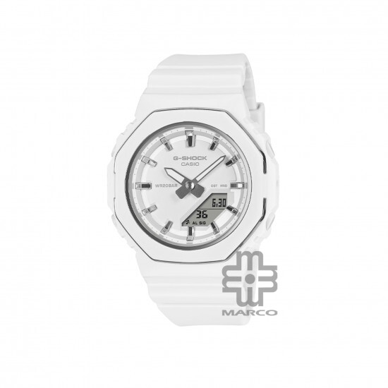 Casio G-Shock Women GMA-P2110-7A White Bio-based Resin Band Women Sport Watch