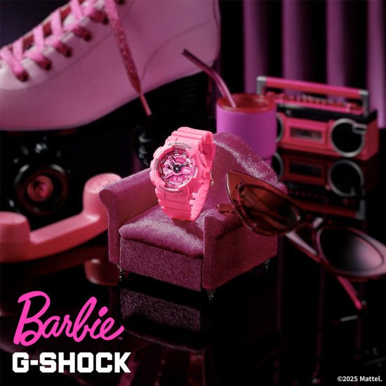 Casio G-Shock Women x Barbie™ GMA-S110BE-4A Pink Bio-based Resin Band Women Sport Watch Casio G-Shock Women x Barbie™ GMA-S110BE-4A Pink Bio-based Resin Band Women Sport Watch