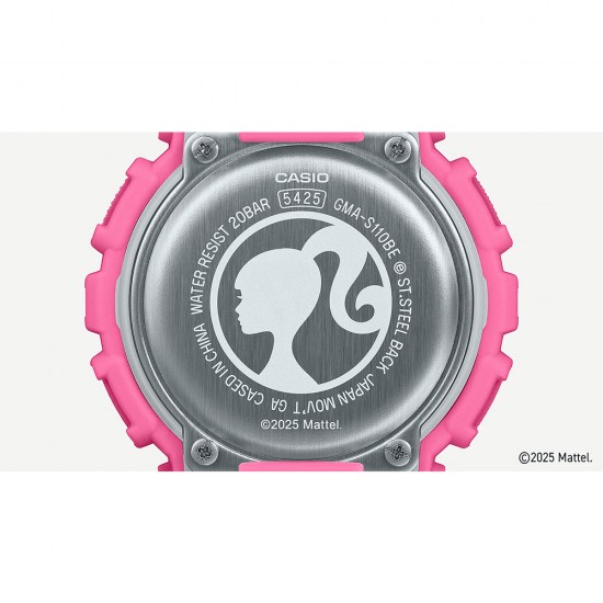Casio G-Shock Women x Barbie™ GMA-S110BE-4A Pink Bio-based Resin Band Women Sport Watch Casio G-Shock Women x Barbie™ GMA-S110BE-4A Pink Bio-based Resin Band Women Sport Watch