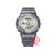 Casio G-Shock Women GMA-S110GS-8A Grey Semi-Trans Resin Band Sports Watch