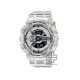 Casio G-Shock Women Clear Remix Series GMA-S114RX-7A White Transparent Resin Band Sports Watch