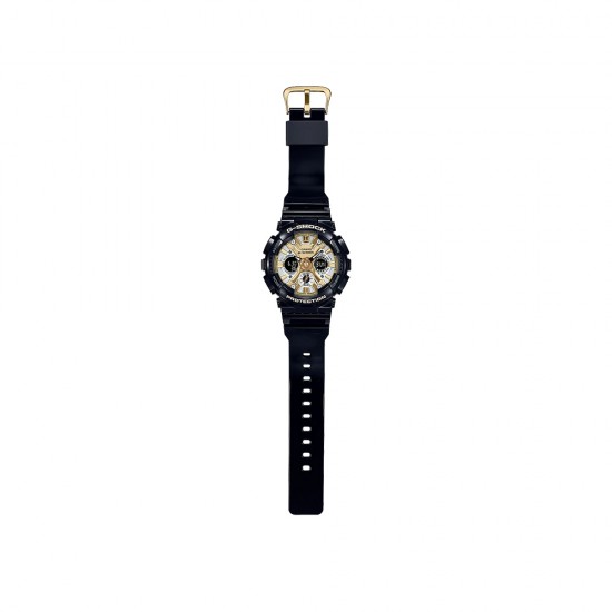 Casio G-Shock Women Black x Gold Series GMA-S120GB-1A Black Resin Band Sports Watch Casio G-Shock Women Black x Gold Series GMA-S120GB-1A Black Resin Band Sports Watch