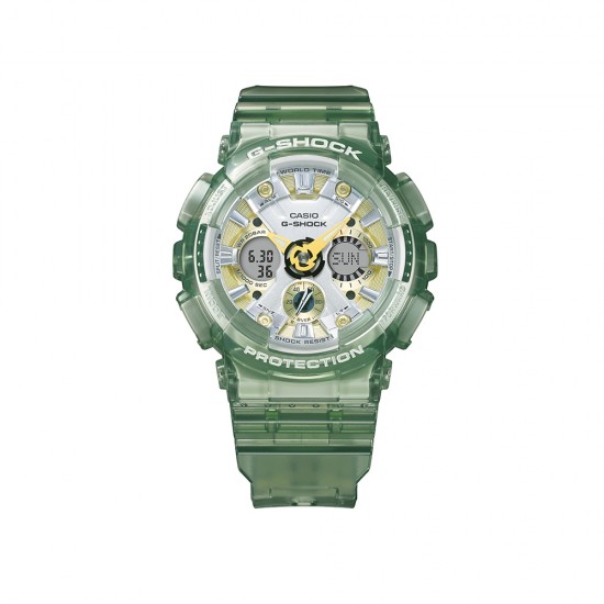 Casio G-Shock Women GMA-S120GS-3A Green Resin Band Sports Watch
