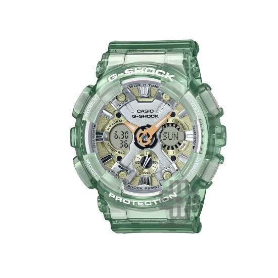 Casio G-Shock Women GMA-S120GS-3A Green Resin Band Sports Watch