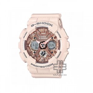 Casio G-Shock Women GMA-S120MF-4A Pink Resin Band Sports Watch